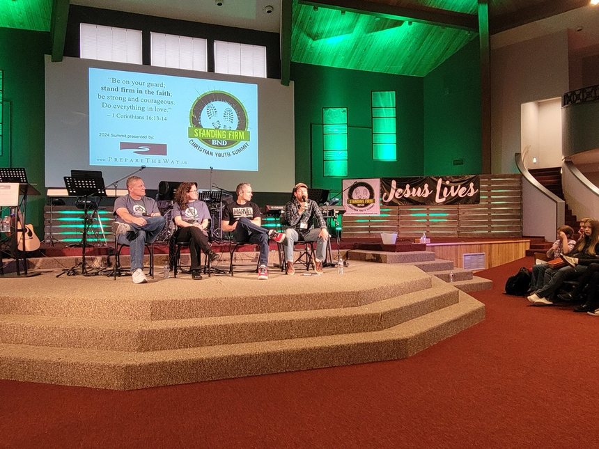A panel discussion at a TAF youth summit